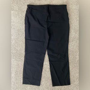 Hilary Radley Black Crop Pants size XXL